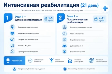 Реабилитация за 21 день в Куйтуне